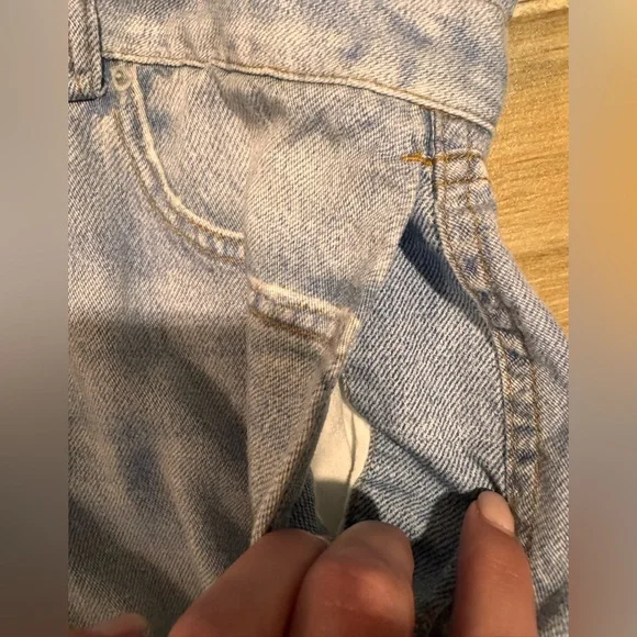 Rag & Bone Liquid Miramar Denim Look Mini Dress Women’s M - Picture 11 of 11